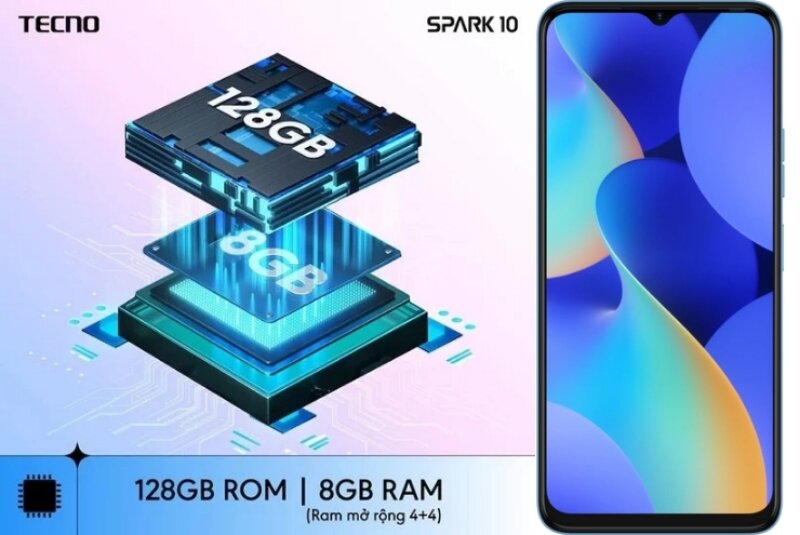 Tecno spark 10 cấu hình