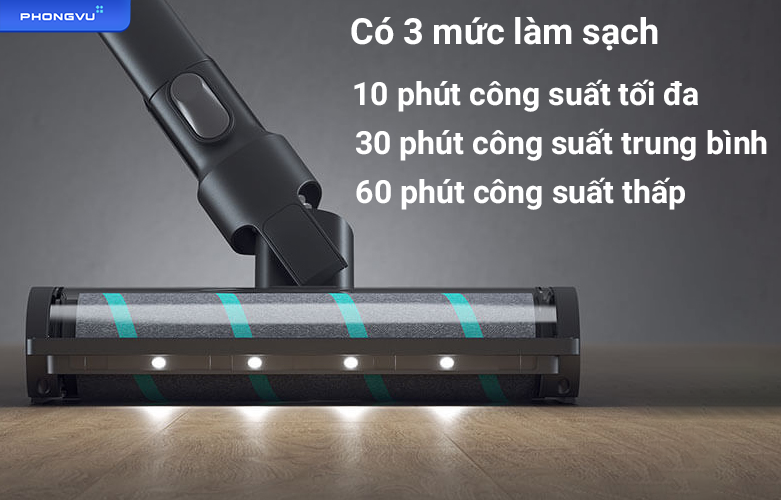 Máy hút bụi lau nhà Viomi Aeolus 9 | Có 3 mức làm sạch