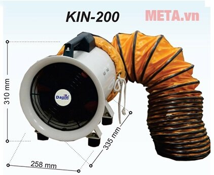 Quạt hút Dasin KIN-200