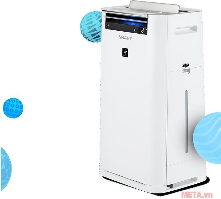 Máy lọc không khí và tạo ẩm Sharp KC-G60EV-W (Hẹn giờ mở) Máy lọc không khí và tạo ẩm Sharp KC-G60EV-W (Hẹn giờ mở)