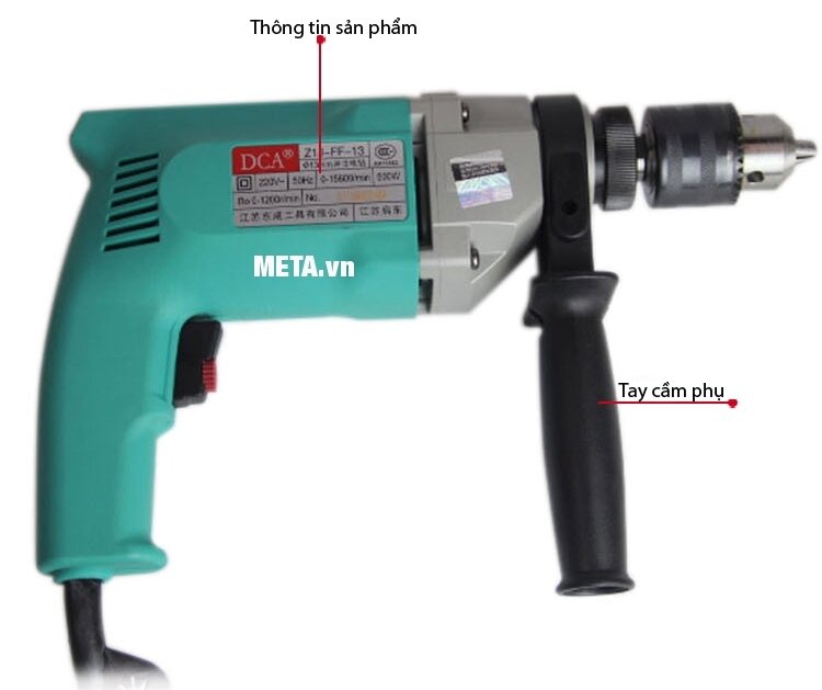 Máy khoan 500W DCA AZJ13 (Z1J-FF-13) Máy khoan 500W DCA AZJ13 (Z1J-FF-13)
