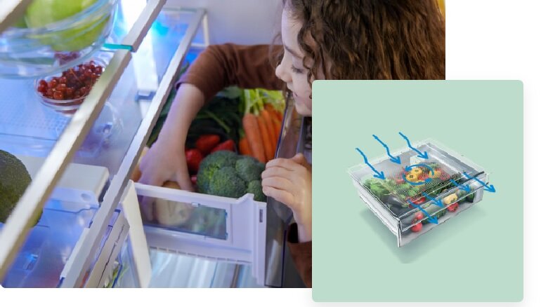 Tủ lạnh Beko Inverter 323 lít RCNT340E50VZK