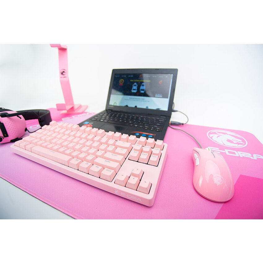 Bàn di Chuột E-DRA EMP901 màu hồng (400 x 900 x 4mm) 1