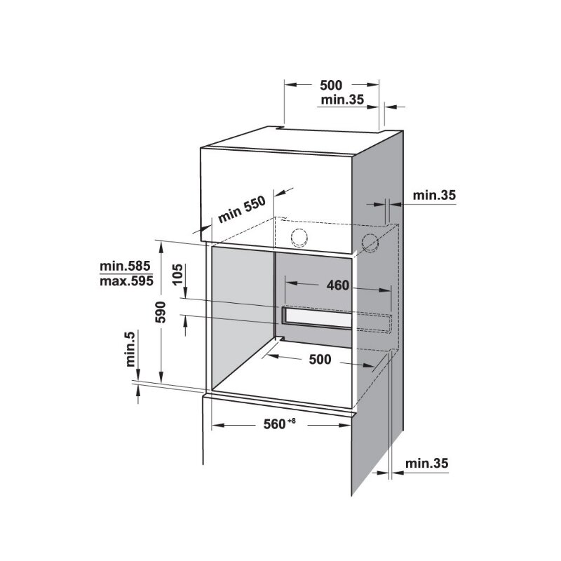 Lò nướng Hafele HO-8T72A 538.01.421