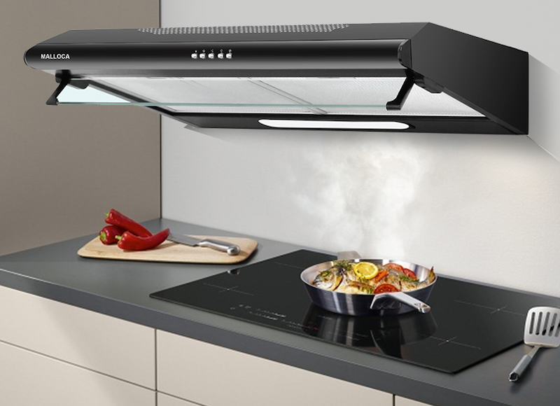 Máy hút mùi Malloca H392.7B có hệ thống lọc hiệu quả