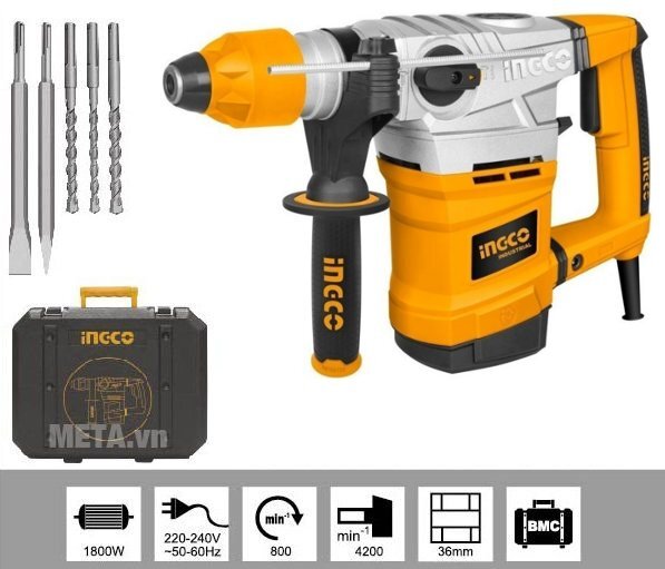 Máy khoan búa INGCO RH18008