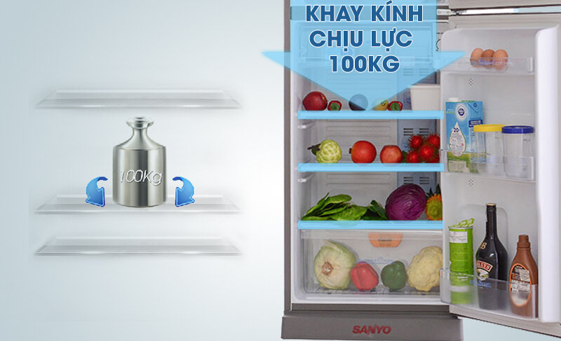 Tủ lạnh Sanyo 245 lít SR-P25MN Tủ lạnh Sanyo 245 lít SR-P25MN
