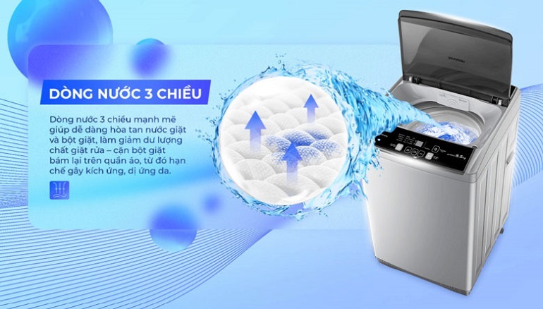 Máy giặt Sharp 7.5 Kg ES-Y75HV 4 Công nghệ giặt Sharp 7.5 Kg ES-Y75HV