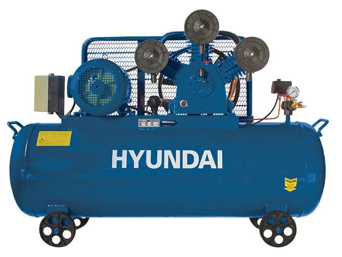Máy nén khí Hyundai có bình khí 220 lít Máy nén khí Hyundai