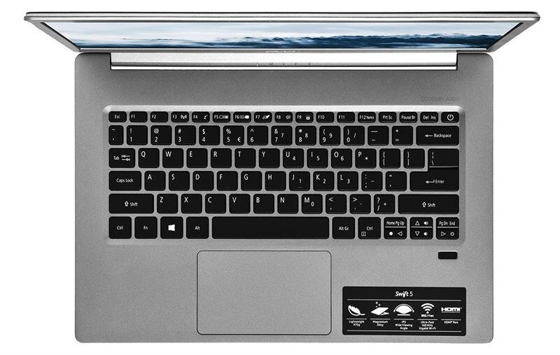 Laptop Acer Swift 5 SF514-53T-51EX(NX.H7KSV.001) Win10, Grey,FP