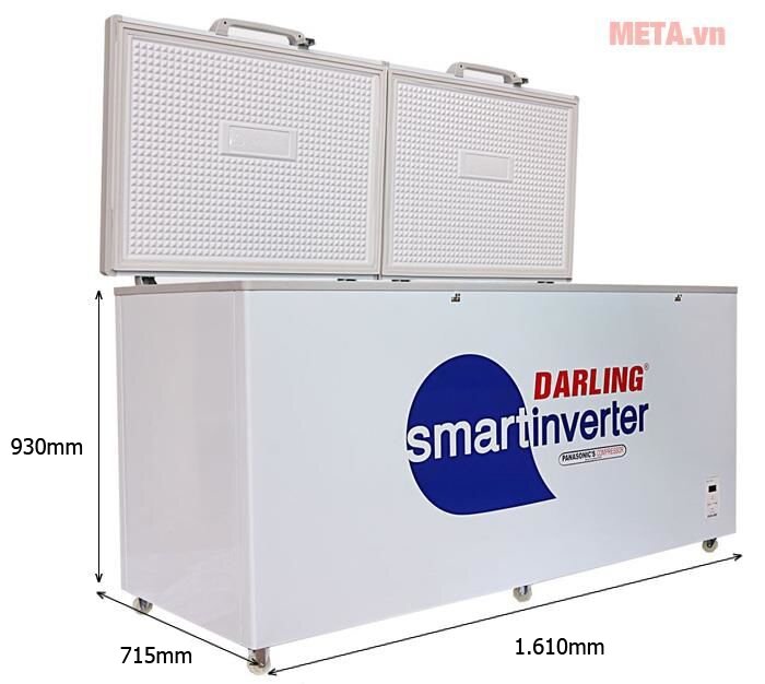 Tủ đông Darling Inverter DMF-7779 ASI-1 800 lít