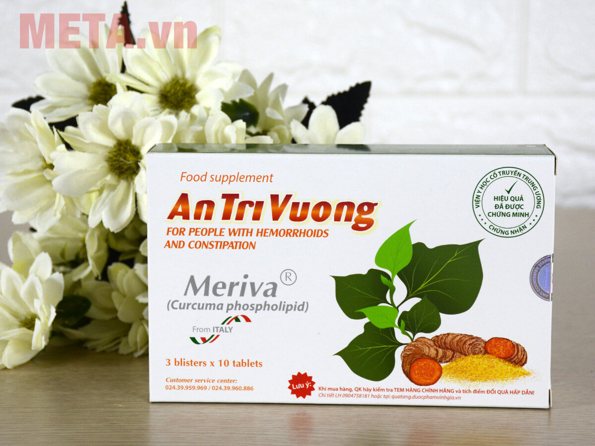 An Trĩ Vương (Hộp 30 viên) - Hỗ trợ điều trị và phòng ngừa bệnh trĩ