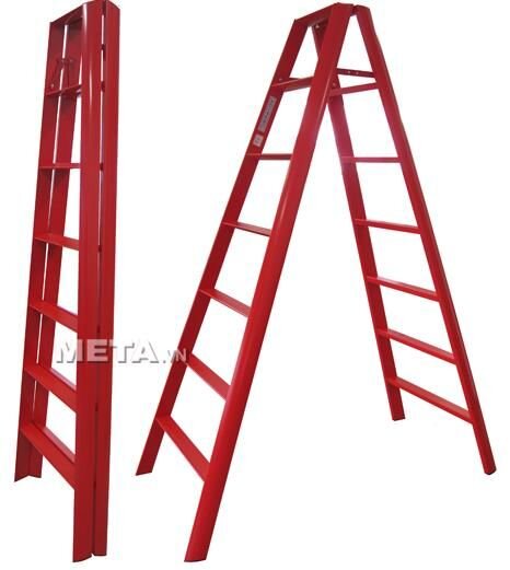 Thang nhôm chữ A Đài Loan 14 bậc Advindeq AV307