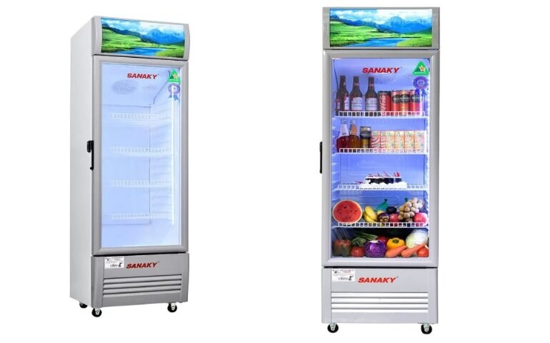 Tủ mát Sanaky Inverter 2 cánh 200 lít VH-2589K3