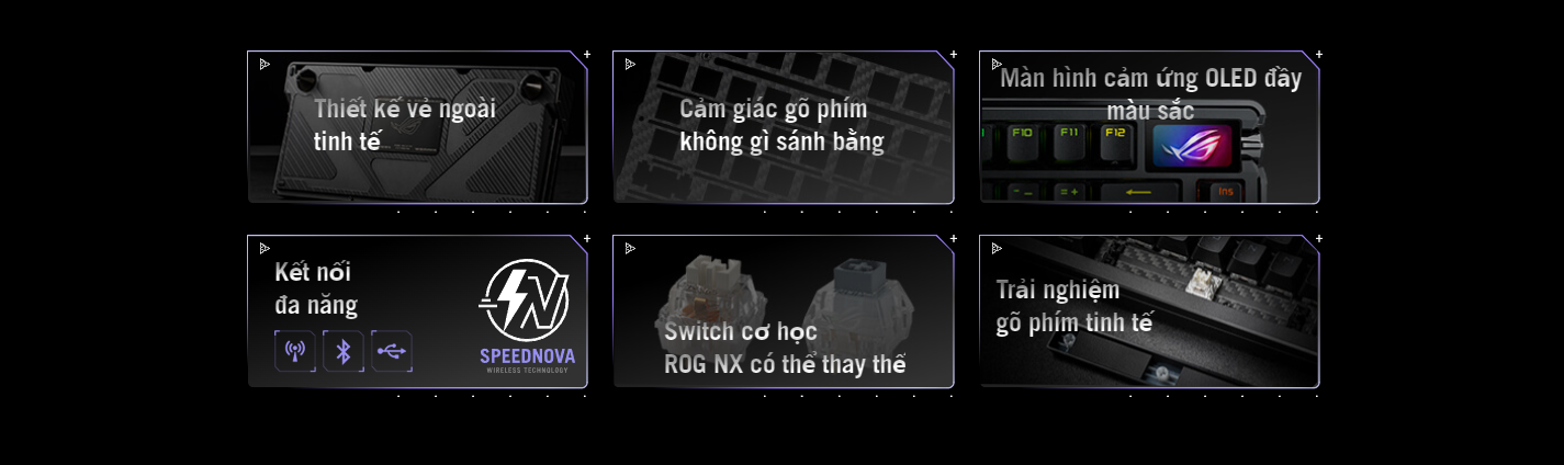 Bàn phím cơ gaming không dây ASUS ROG Azoth Extreme 2