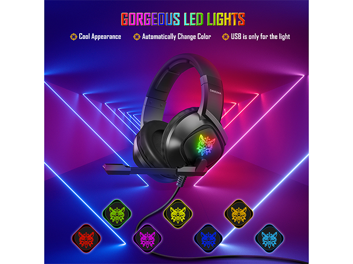 Tai nghe tích hợp ánh sáng RGB 
