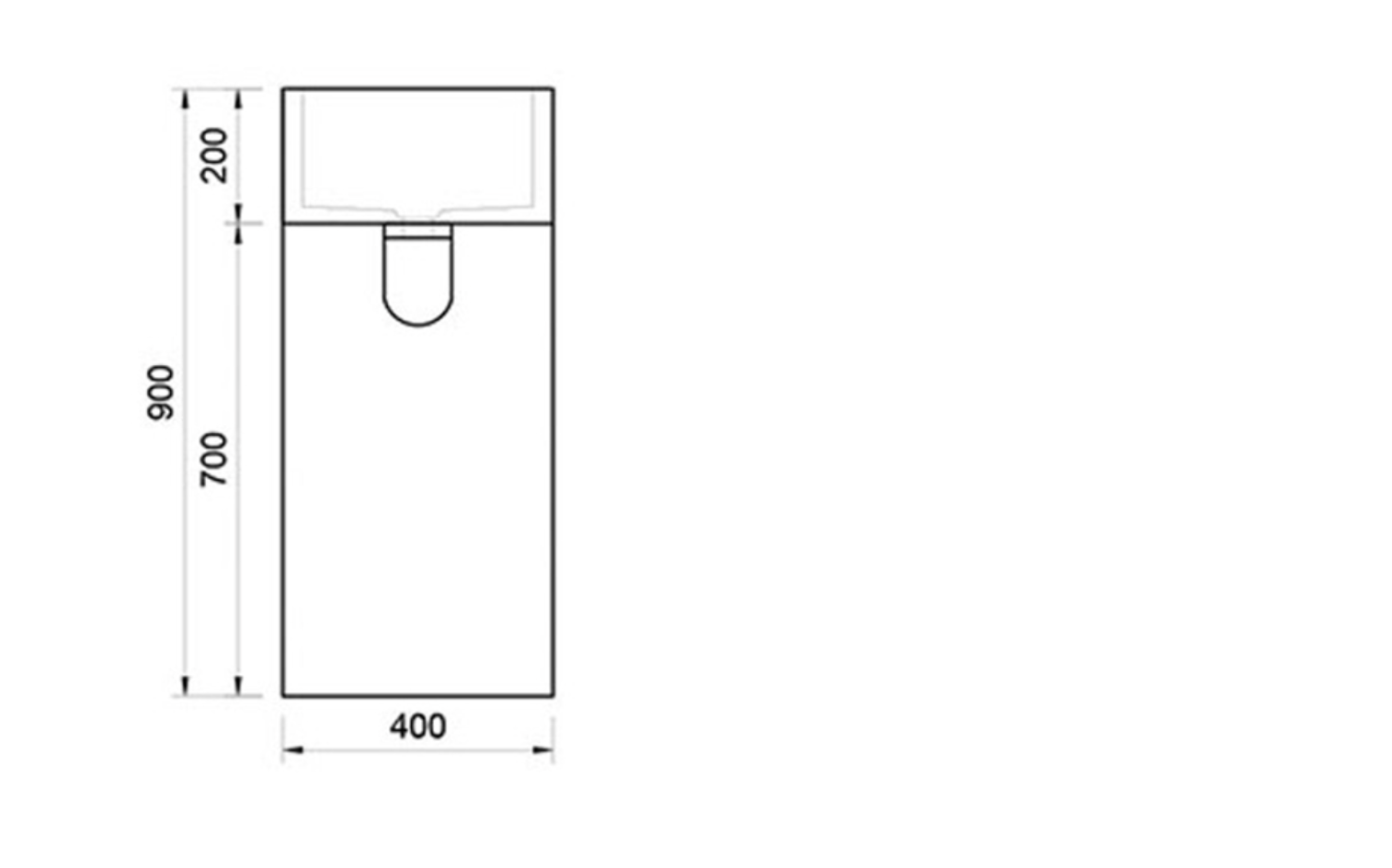Bản vẽ kỹ thuật Chậu rửa mặt Kanly MAR7Ci bằng đá Marble Indo