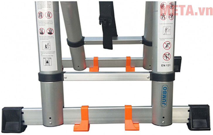 Thang nhôm rút chữ A cao cấp Jumbo A250