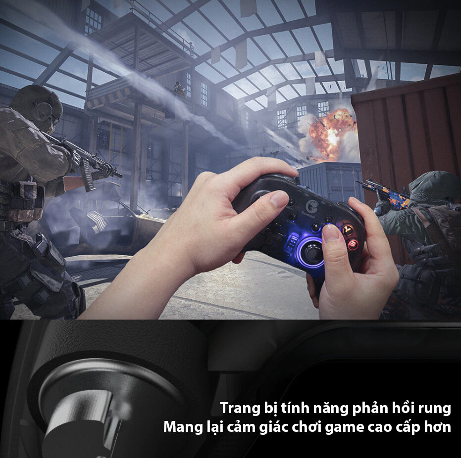 Tay cầm chơi game không dây Gamesir Wireless Controller T4 Pro 7