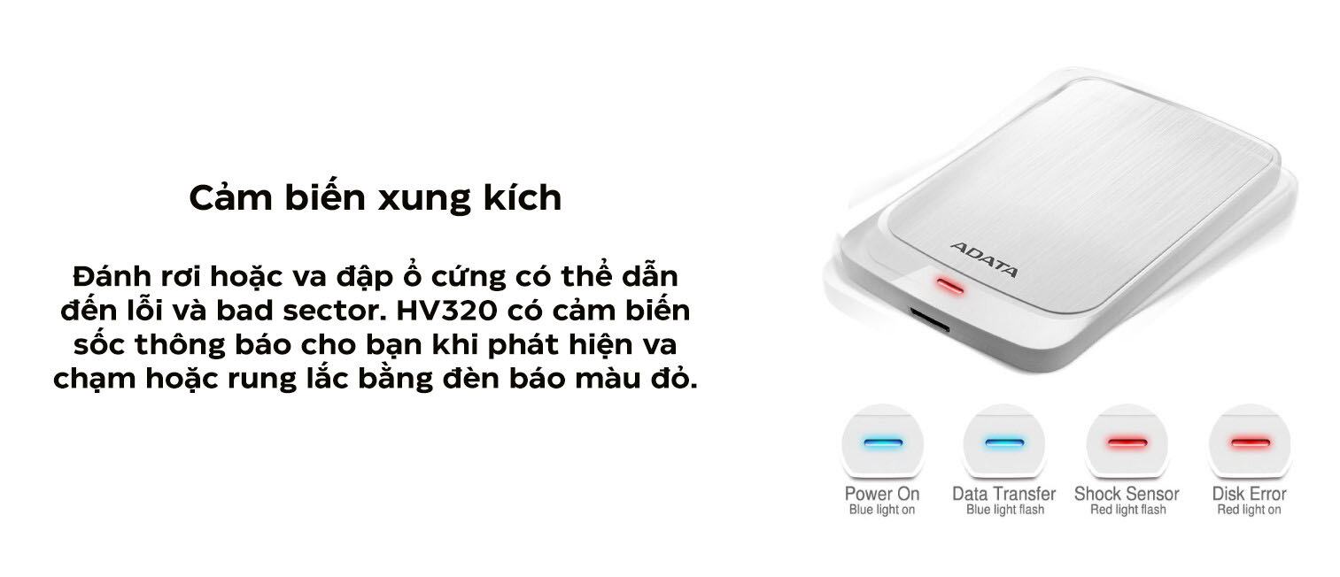 Ổ cứng di động Adata HV320 1TB màu xanh (AHV320-1TU31-CBK)