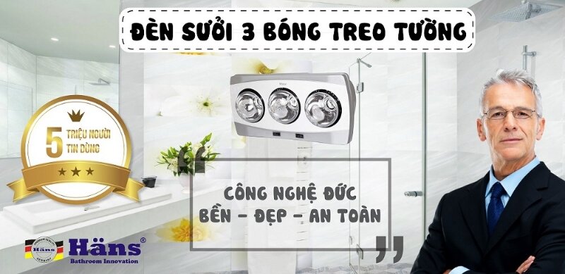 Hans H3B 3 bóng hồng ngoại