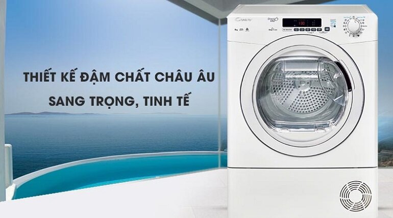 Máy sấy quần áo Candy GVS C8DE-S - 8Kg