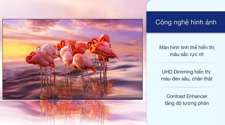 Smart Tivi Samsung 55 inch 4K UA55AU7000 công nghệ hình ảnh