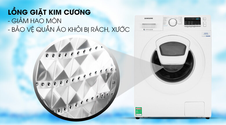 Máy Giặt Cửa Trước Inverter Samsung WW90K44G0YW/SV (9kg) - Hàng Chính Hàng - Chi Giao tại HCM