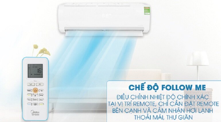 Điều hòa Midea 12000 BTU 1 chiều Inverter MSAB-13CRDN gas R32