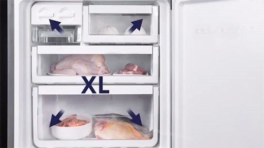 Tủ lạnh Electrolux 320L EBB3400H-H Inverter Tủ lạnh Electrolux 320L EBB3400H-H Inverter