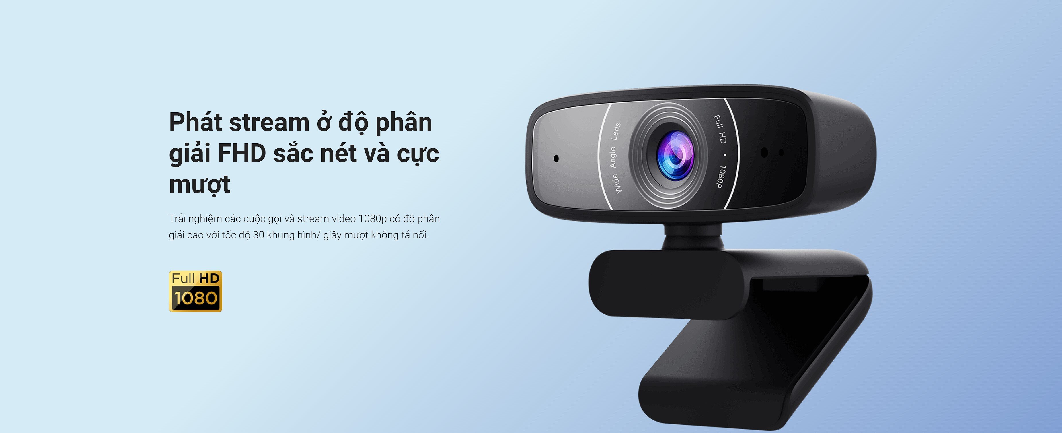Webcam Asus C3 Full HD 1080P
