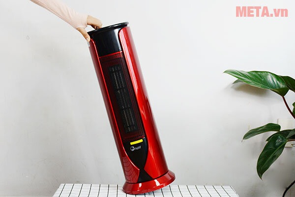 Quạt sưởi gốm Ceramic FujiE CH-1600 (đỏ đen)