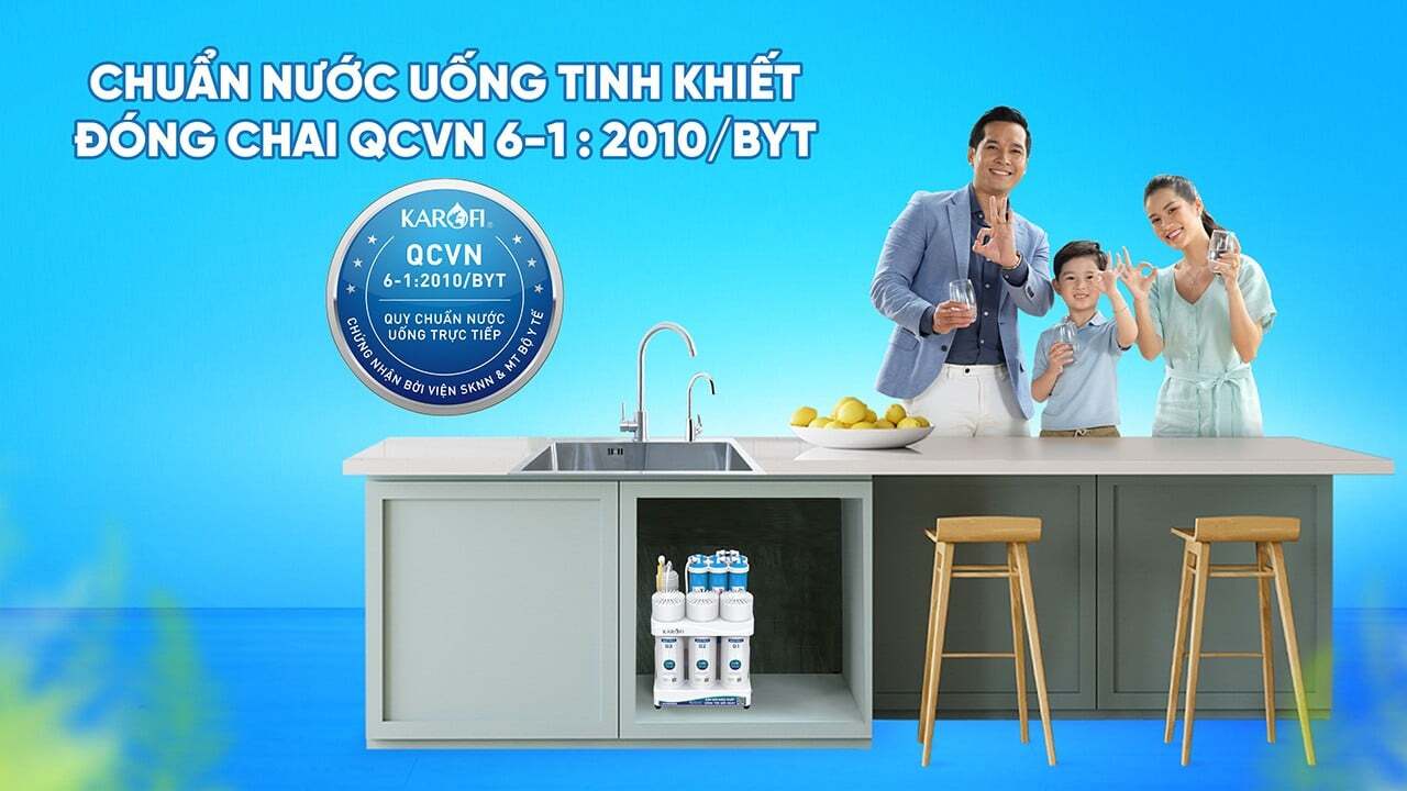 Karofi KAQ-U03 Pro cho ra nguồn nước uống trực tiếp Karofi KAQ-U03 Pro cho ra nguồn nước uống trực tiếp