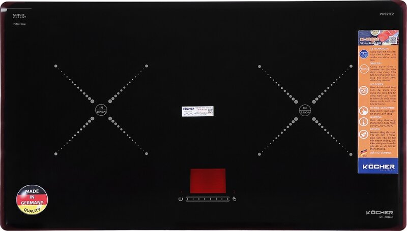 Bếp từ âm 2 vùng nấu Kocher DI-808GE