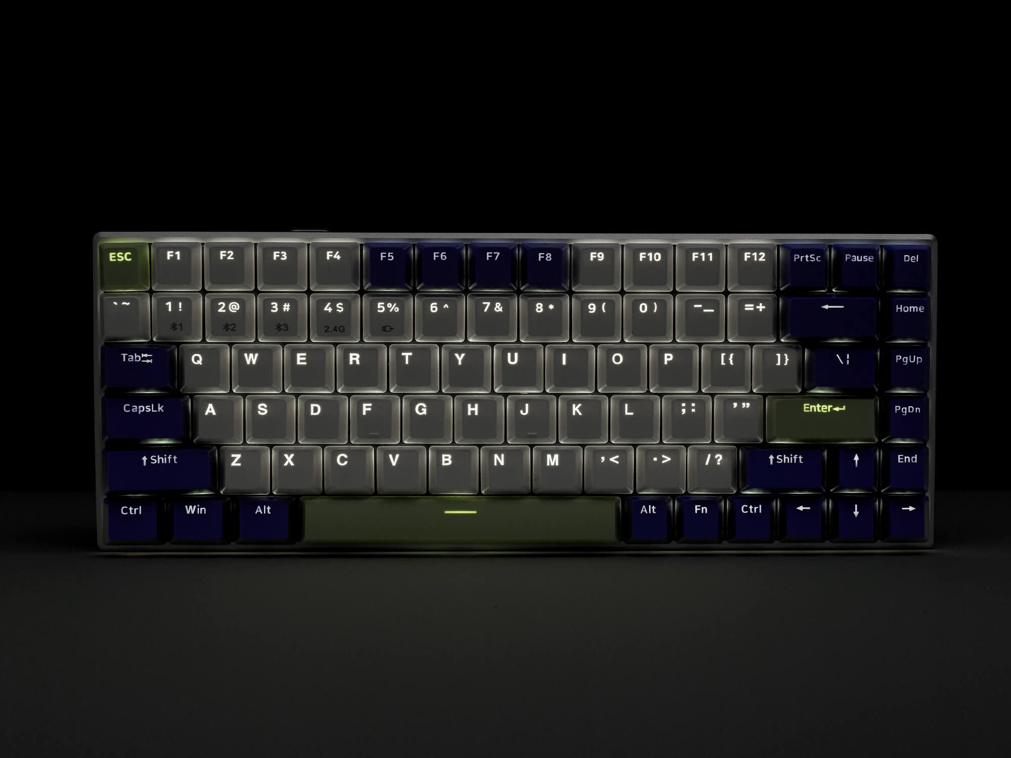 Bàn phím cơ không dây Rapoo V700-A8 Multimode White Purple 3