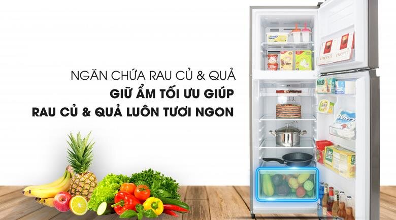 Tủ lạnh 2 cánh Inverter Toshiba GR-A28VS(DS) - 226 Lít