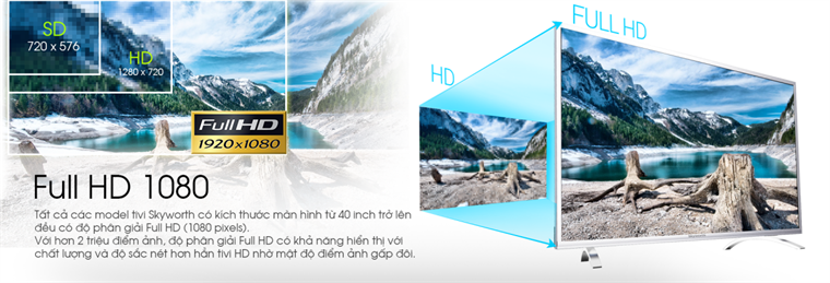 Smart Tivi Skyworth 65 inch 65E3500, Android OS