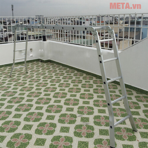 Thang nhôm gấp 4 đoạn Sumika SK 605