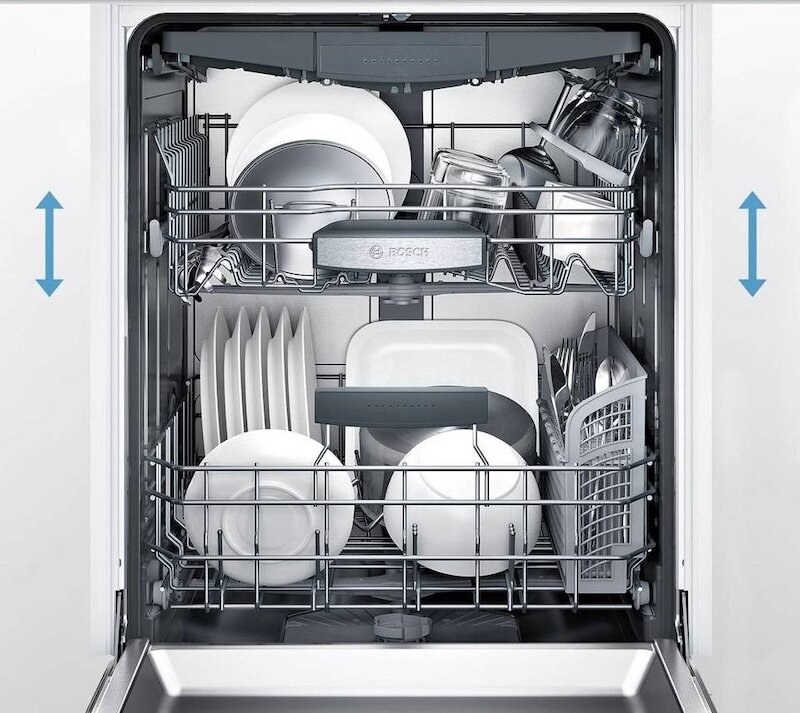 Máy rửa bát độc lập 14 bộ Bosch SMS46MI07E được tích hợp các công nghệ rửa sấy tiên tiến