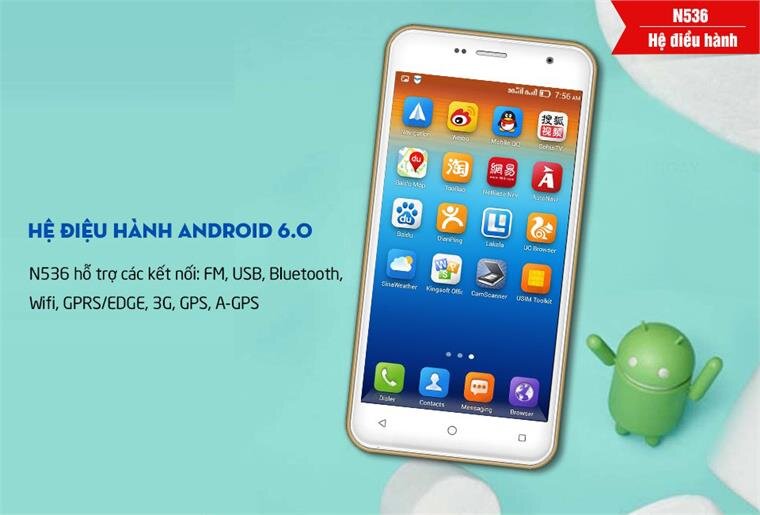 Điện thoại Masstel N536 Gold Điện thoại Masstel N536 Gold