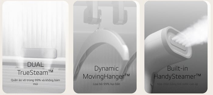 LG Styler Inverter SC5MBR80H dễ dàng chăm sóc nhiều loại quần áo