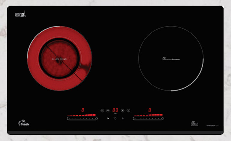 Bếp điện từ Tomate được trang bị công nghệ cảm ứng từ hiện đại