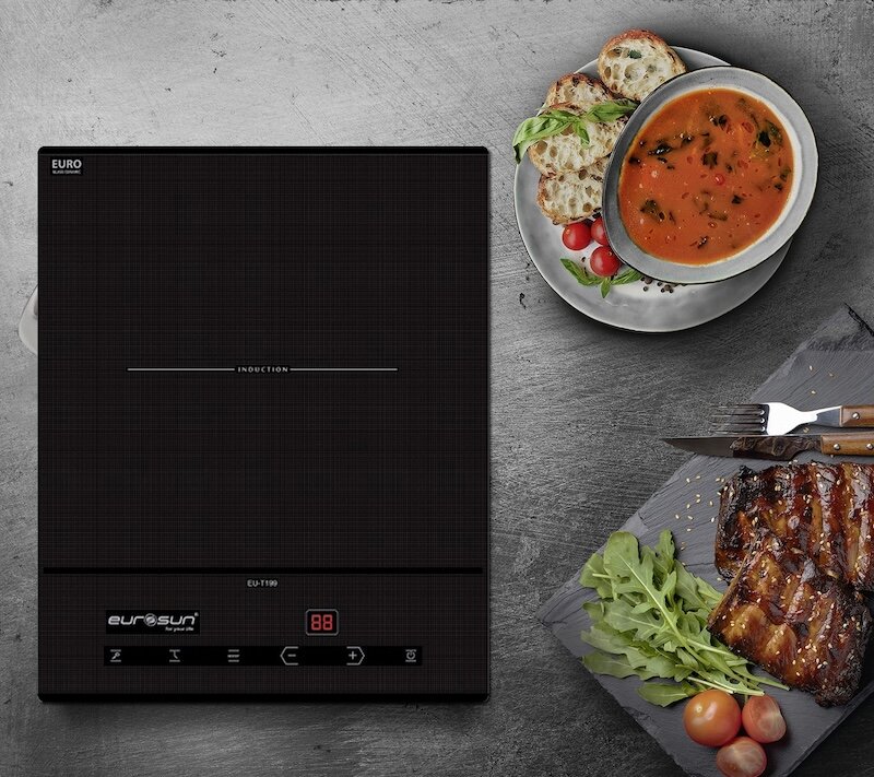 Bếp từ Eurosun EU-T199 được trang bị nhiều tính năng an toàn