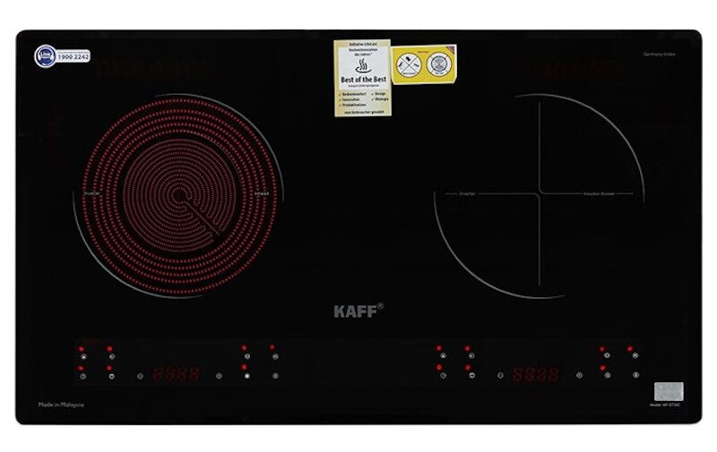 Bếp từ hồng ngoại Kaff KF-073IC được thiết kế với màu đen sang trọng