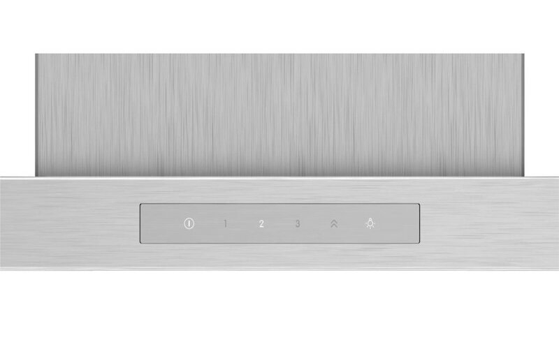 Máy hút mùi áp tường Bosch DWB77CM50 có bảng điều khiển TouchSelect thân thiện với người dùng (Ảnh: Bosch).