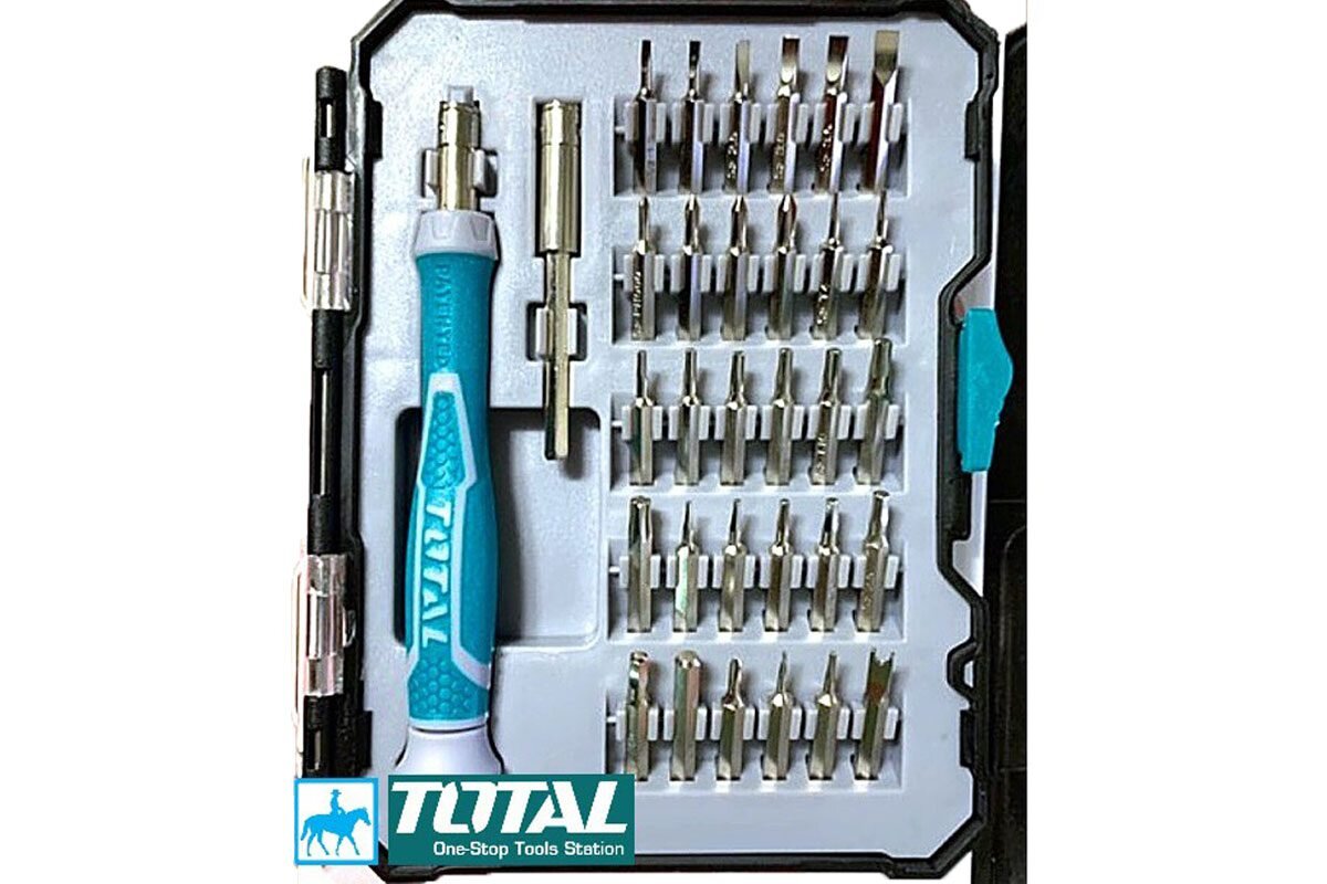 Bộ tua vít sửa điện thoại 32 chi tiết Total THT250PS0321