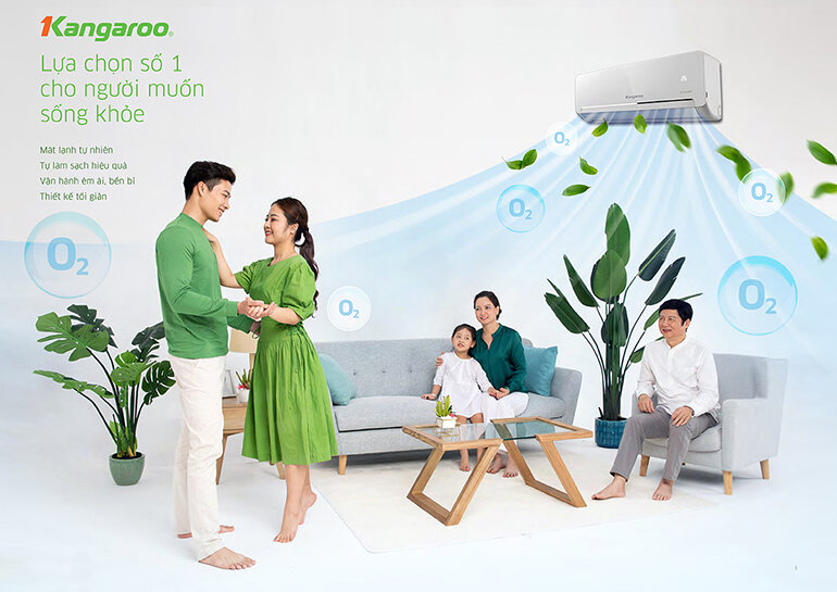 Điều hòa - Máy lạnh Kangaroo KGAC18CN - 1 chiều, 18000BTU