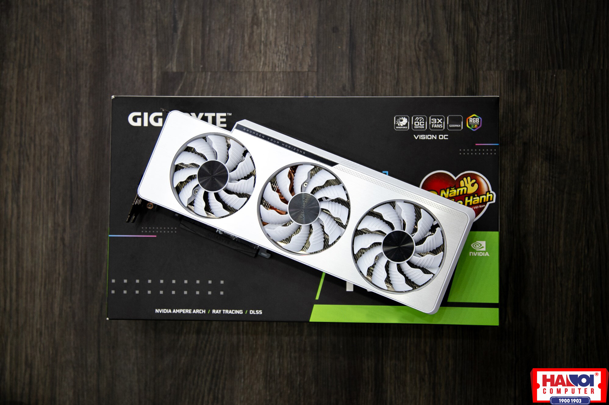 Card màn hình Gigabyte RTX 3080 VISION OC 10GD-V2