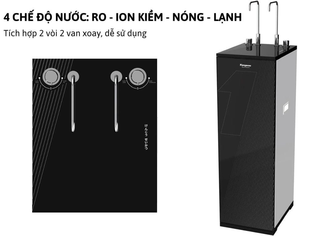 Máy lọc nướcKangaroo Hydrogen ion kiềm KG100EHC