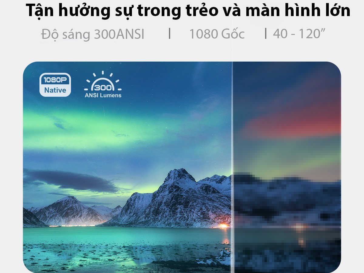 Vimgo P10 có độ phân giải cao Vimgo P10 có độ phân giải cao